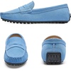 image:imageGo Tour Womens Suede Penny Loafers Classic SlipOn Driving ShoesSky Blue
