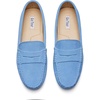 image:imageGo Tour Womens Suede Penny Loafers Classic SlipOn Driving ShoesSky Blue
