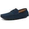 image:imageGo Tour Mens Penny Loafers Moccasin Driving Shoes Slip On Flats Boat ShoesA Dark Blue