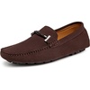 image:imageGo Tour Mens Penny Loafers Moccasin Driving Shoes Slip On Flats Boat ShoesBrown