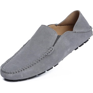 image:imageGo Tour Handmade Mens Casual Loafers Moccasins Slip On Driving ShoesGrey