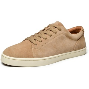 image:imageGo Tour Mens Casual Suede Leather Handmade SneakersSuede Beige