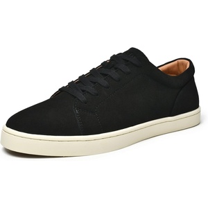 image:imageGo Tour Mens Casual Suede Leather Handmade SneakersSuede Black