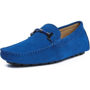 image:imageGo Tour Mens Penny Loafers Moccasin Driving Shoes Slip On Flats Boat ShoesSapphire Blue