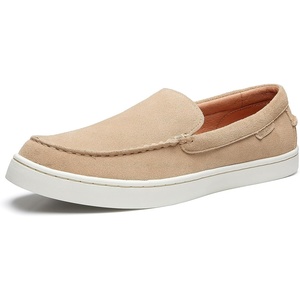 image:imageGo Tour Mens Suede SlipOn Loafer Casual Comfortable ShoesBeige