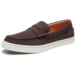 image:imageGo Tour Mens Suede SlipOn Loafer Casual Comfortable ShoesDark Brown