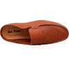image:imageGo Tour Mens Mules Clog Slippers Breathable Punching Leather Slip on Shoes Casual LoafersBbrown Punched