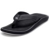 image:imageGo Tour Mens Arch Support Flip Flops NonSlip Soft Cushion Thong Sandals Lightweight Comfortable Summer Beach Pool Indoor OutdoorBlack