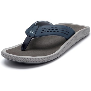 image:imageGo Tour Mens Arch Support Flip Flops NonSlip Soft Cushion Thong Sandals Lightweight Comfortable Summer Beach Pool Indoor OutdoorBlue