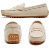 image:imageGo Tour Womens Suede Penny Loafers Classic SlipOn Driving ShoesNude
