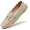 image:imageGo Tour Womens Suede Penny Loafers Classic SlipOn Driving ShoesNude